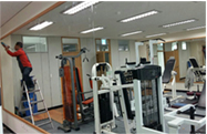 헬스장 거울부착(효자동)